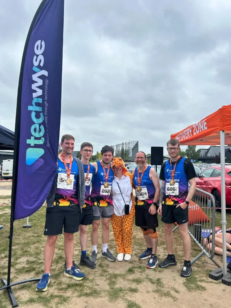 TechWyse team IT Support Company Colchester Stampede 2025 TechWyse team supporting mind at their stand at colchester stampede 2025